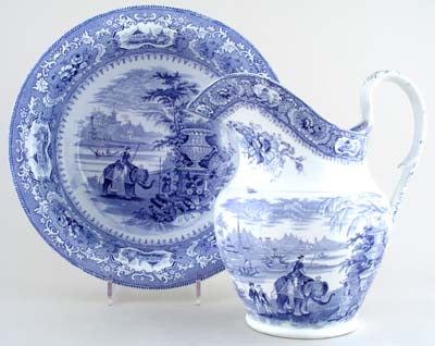 Ewer and Bowl c1830